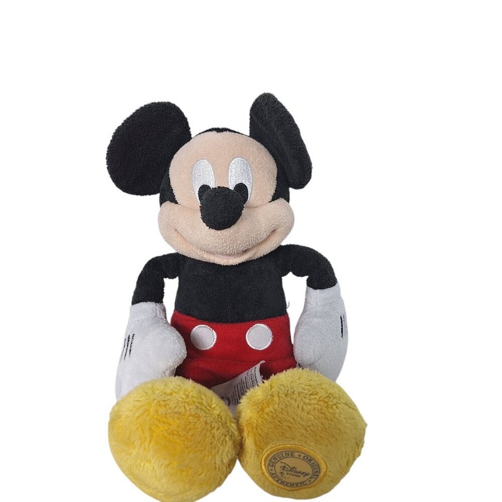 Disney Store Mickey Mouse Plush 13 Inch Red Shorts